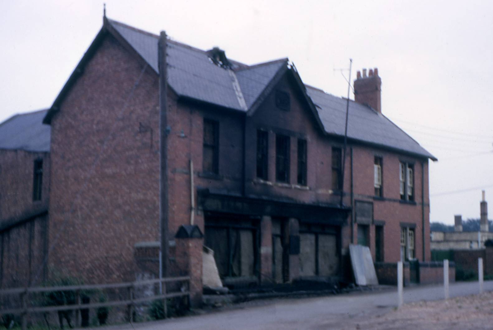 The Co-op after fire