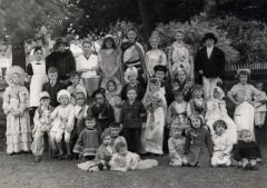 More information about "Children at Wartime fancy dress pageant"