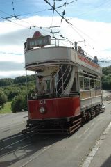 Tram at Beamish