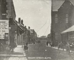 Regent Street and the corner of Sproat Street, Blyth 1910.JPG