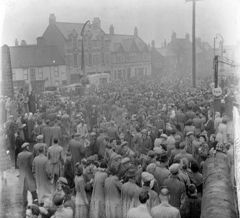 Crowds in the Market Place 1950