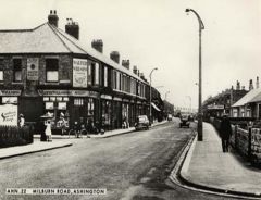Postcard view of Milburn Road, Ashington 1930.JPG