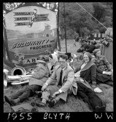 1955 Miners Picnic Blyth Banner