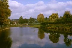 The river at Morpeth, autumn 1965