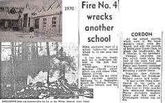 School Fire - 1970