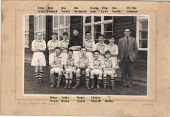 Bedlington Station Secondary Modern football team - 1957
