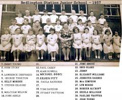 Bedlington Station Junior school - 1957 - Mrs Simpson's class.