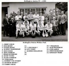 More information about "Bedlington Juniors Football team c1962"