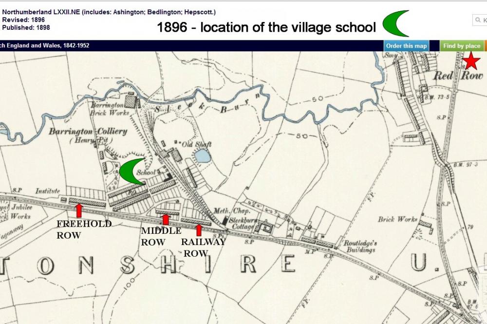 Barrington Colliery village school1896.jpg