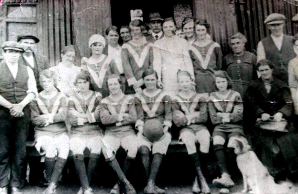 Netherton Colliery Ladies football team 1920s.jpg