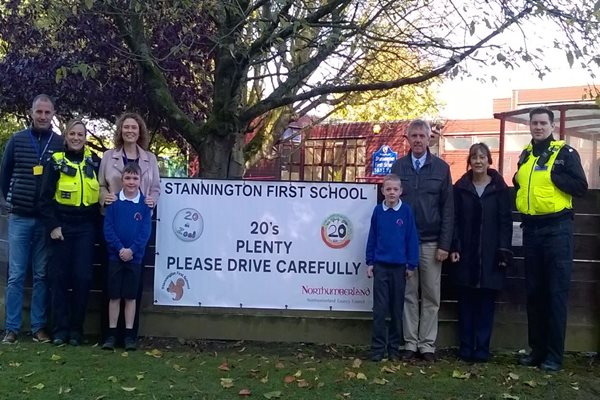 More information about "New 20 mph zone outside Stannington First School"