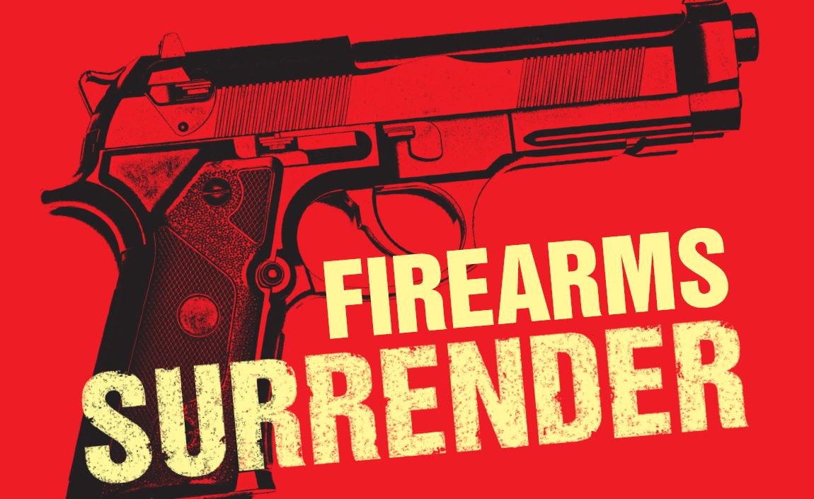 More information about "Firearms Surrender 13th-26th Nov"