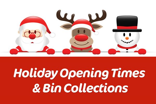 More information about "Holiday bin collections and service opening times this Christmas"