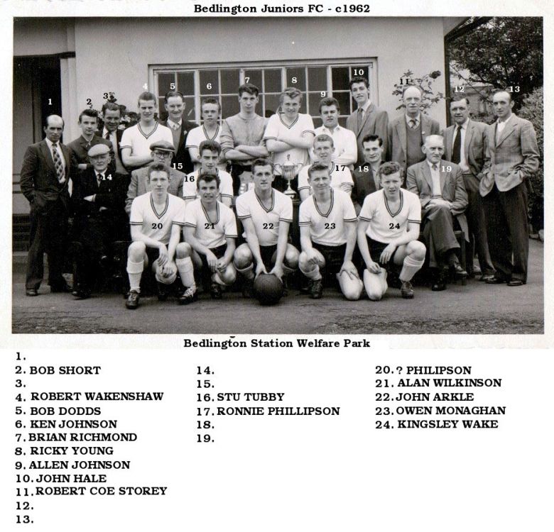 Bedlington Juniors Football team 1960s named.jpg