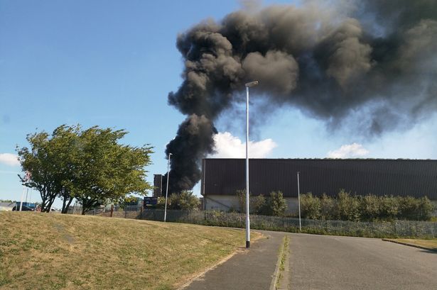 More information about "Smoke seen billowing across skyline as fire breaks out at Northumberland industrial estate"