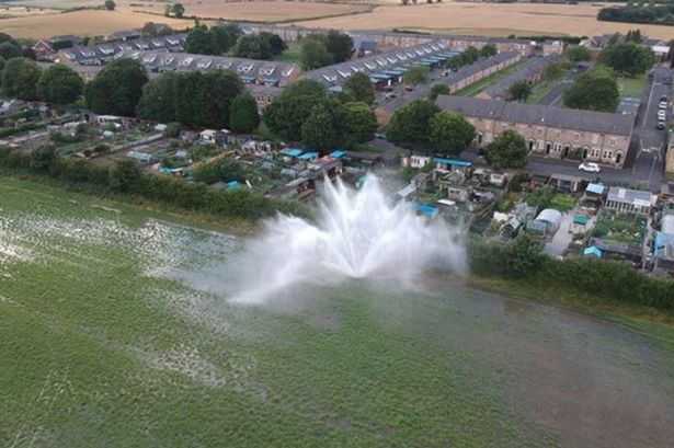More information about "Incredible drone footage shows burst pipe sending 20ft jet of water into the air"