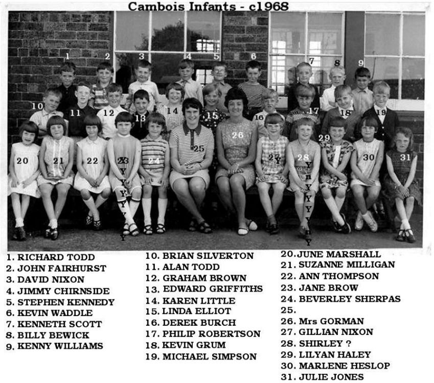 1968 Mrs Gormans class named.jpg