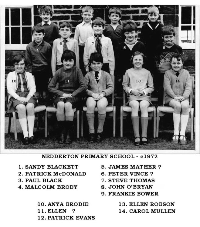 Nedderton Primary school c1972 named.jpg