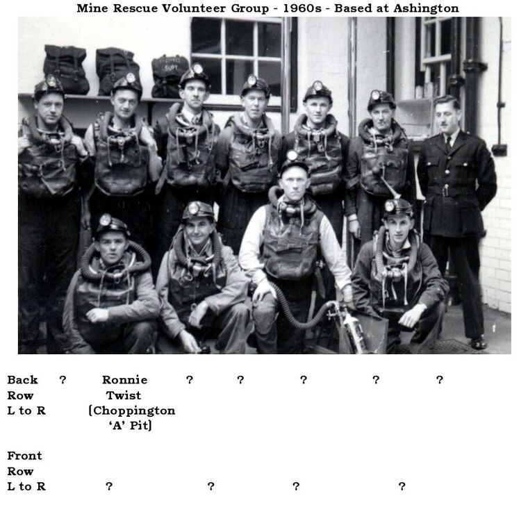 David Twist Mine Workers rescue Group 1960s.jpg